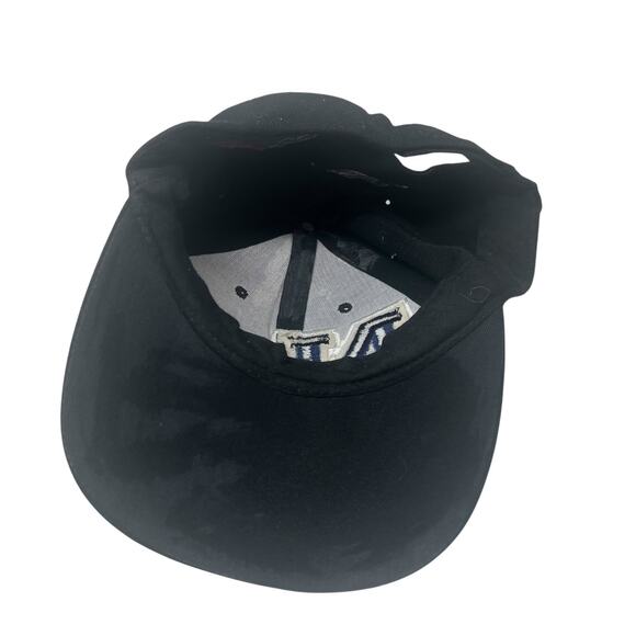 NY Logo Baseball Hat Black Blue Adjustable Cap NYC - Picture 4 of 11